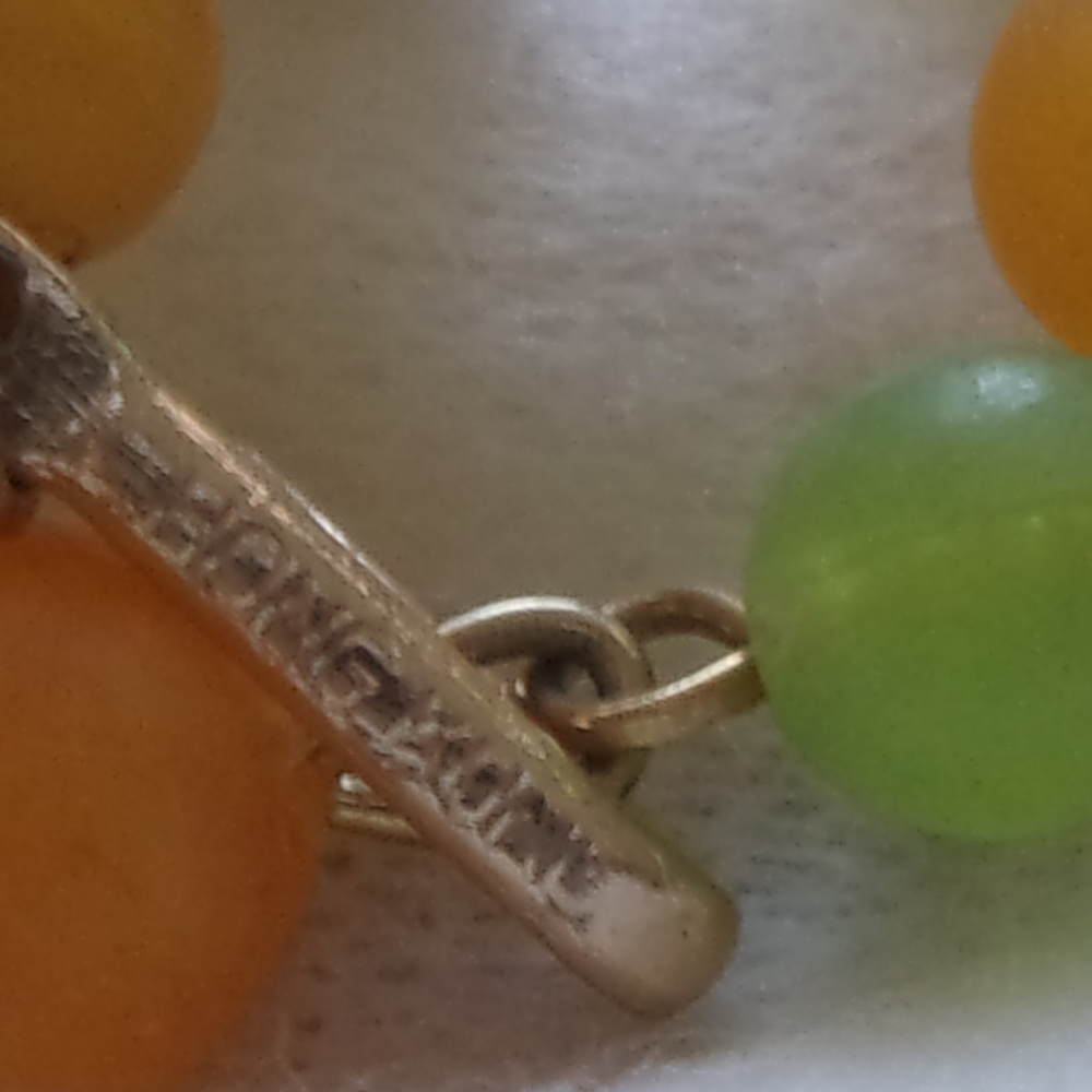 Vintage Hong Kong Citrus palette necklace - Picture 3 of 3